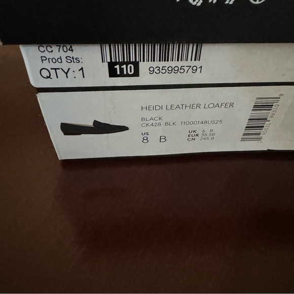 Coach Heidi Loafer black size 8 /5 new with box.   #19 - Picture 8 of 9